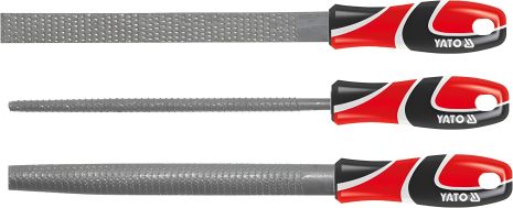 250 мм набір рашпилів по дереву 3 шт., Yato YT-6222