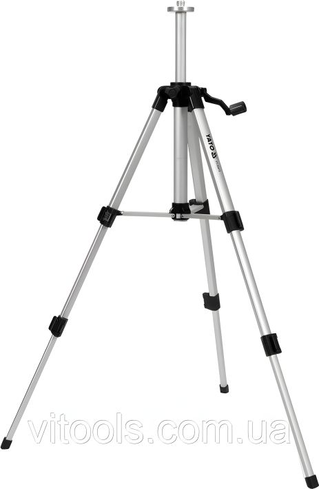 Триногий телескопічний штатив Yato YT-30473, 3 секції, алюмінієвий, кріплення 5/8"