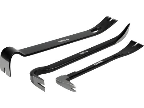 Набор ломов-гвоздодеров: 3 шт., l=250/350/380 мм Yato YT-47303 Набор ломов-гвоздодеров: 3 шт., l=250/350/380 мм Yato YT-47303