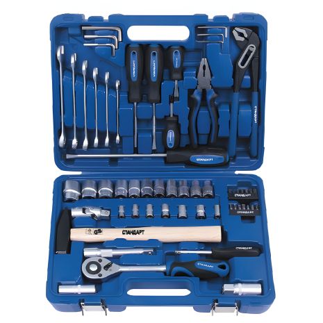 1/4" та 1/2" набір інструментів, 59 шт. СТАНДАРТ СНГ, модель ST-0059 1/4" та 1/2" набір інструментів, 59 шт. СТАНДАРТ СНГ, модель ST-0059