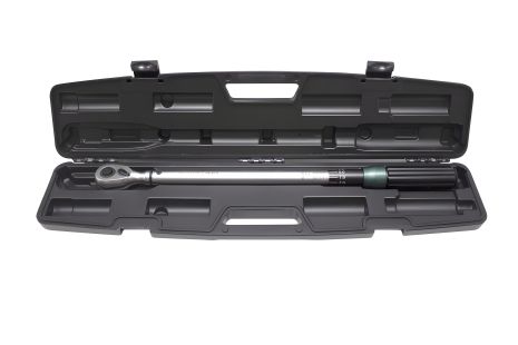 Динамометричний ключ "Premium" з клацанням, 40-220Нм, 1/2", пластиковий кейс ROCKFORCE RF-6474535