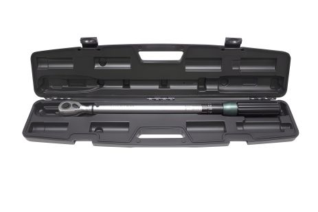 Динамометричний ключ "Premium" з клацанням, 40-220Нм, 1/2", пластиковий кейс ROCKFORCE RF-6474535