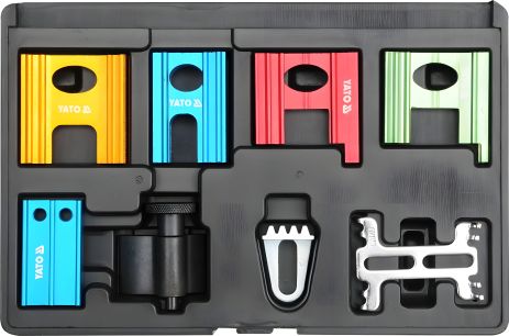 Комплект блокировок к колесам распределительных механизмов 8 ед. Yato YT-0633 Комплект блокировок к колесам распределительных механизмов 8 ед. Yato YT-0633