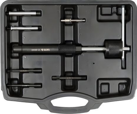 Набір для зняття пошкоджених свічок розжарювання, 7 предметів Yato YT-05343 Набір для зняття пошкоджених свічок розжарювання, 7 предметів Yato YT-05343