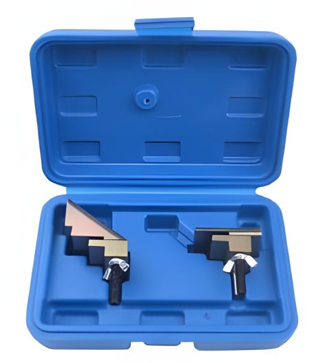 Набор приспособлений для снятия и установки гибких поликлиновых ремней, 2 предмета, в кейсе ROCKFORCE RF-902G9