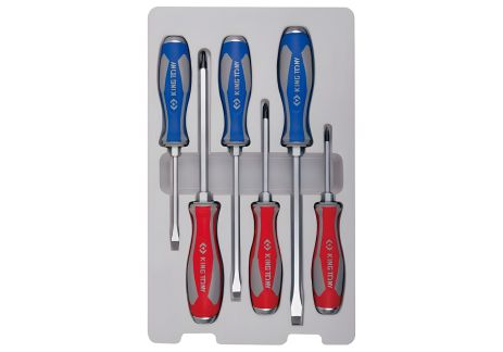 Набір викруток у коробці силових, 6 ін., KING TONY 30206MR