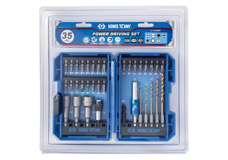 Набор бит-вставок 1/4 дюйма, 35 предметов, KING TONY 1035MR