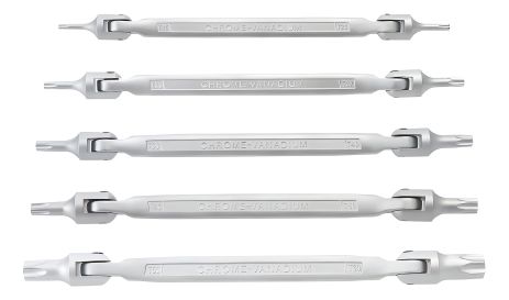 Комплект шарнирных ключей 5 ед. Torx NEO 09-116
