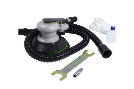 Орбітальна пневмошліфувальна машинка з примусовим пиловідведенням 6"(150мм, 12000об/хв, 79л/хв, 6.3Bar) RockForce FORSAGE RF-RP7311