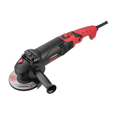 Кутова шліфмашина, 1,2 кВт, 5000-12000 об/хв, диск 125 мм, поворотне руків’я INTERTOOL WT-0225