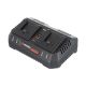 Пристрій зарядний для акумуляторів Li-ion 20 В, струм заряду 4,0+4,0 А, 2 термінали, INTERTOOL WT-0346
