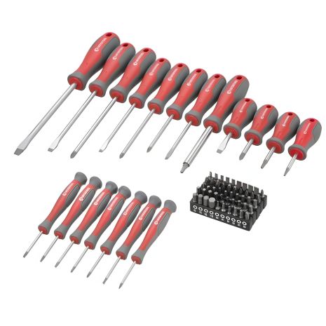Набор отверток с насадками, 70 предметов, INTERTOOL VT-3370