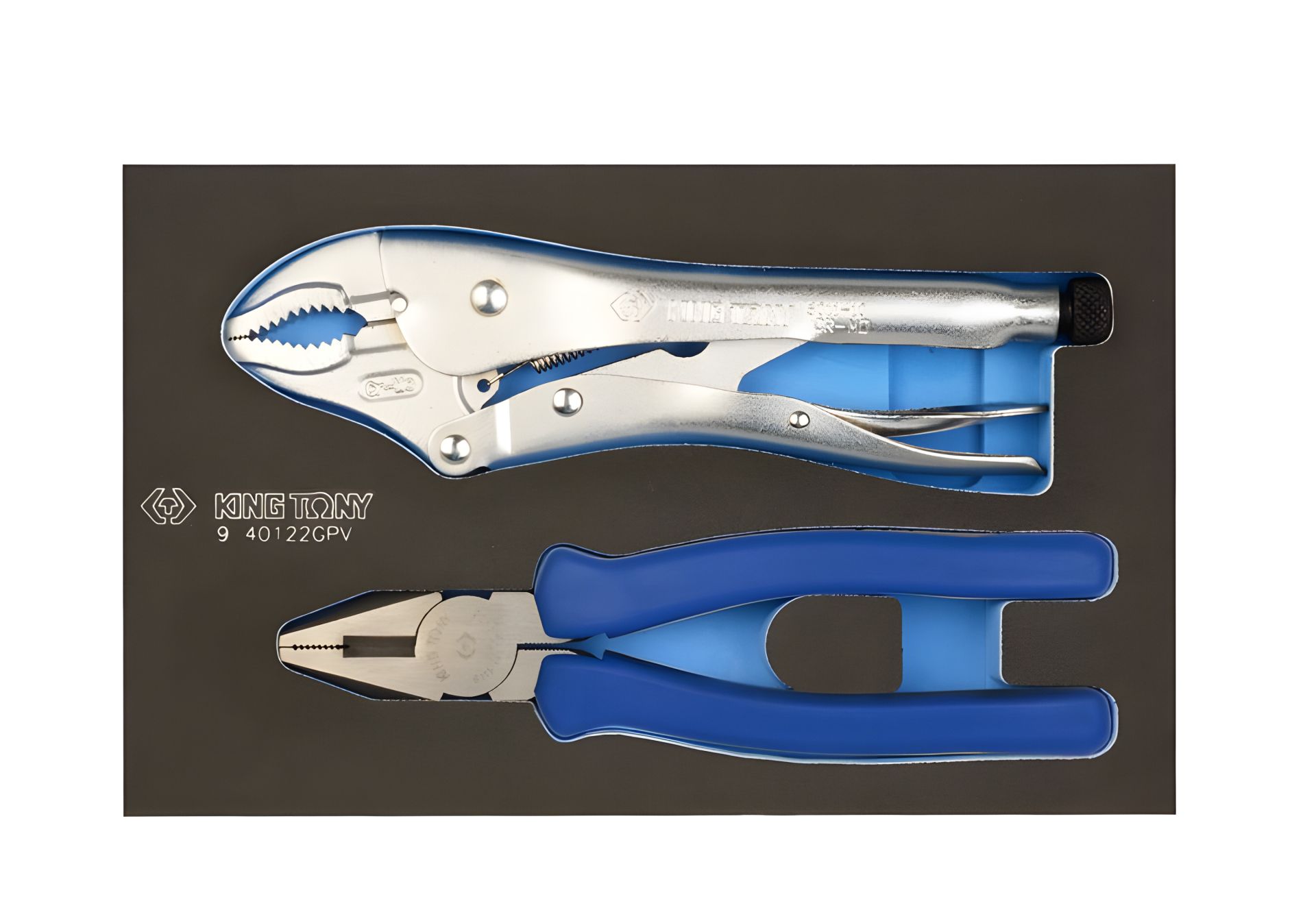 Набор шарнирно-губцевого инструмента 2 предмета (KING TONY 9-40122GPV) Набор шарнирно-губцевого инструмента 2 предмета (KING TONY 9-40122GPV)