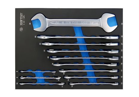 Набір ріжкових ключів 06-32мм, 12 предметів, EVA ложемент, KING TONY 9-1112MRV