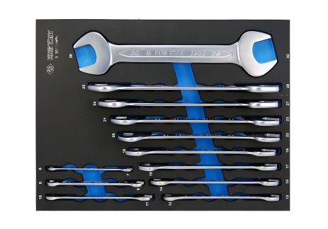 Набор рожковых ключей 06-32мм, 12 предметов, KING TONY 9-1112MRV (EVA ложемент) Набор рожковых ключей 06-32мм, 12 предметов, KING TONY 9-1112MRV (EVA ложемент)