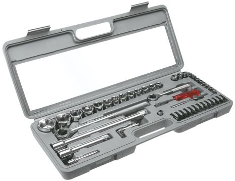 Набір змінних головок 1/4", 1/2", набір 52 шт. Top Tools 38D270