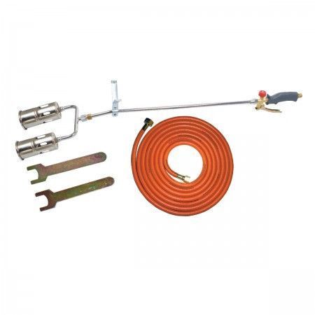 Горелка газовая d = 60мм, 2 сопла, L = 560мм, 110 kW, шланг 5м PROLINE