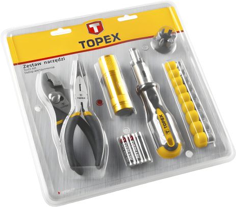 Набор инструментов 22 шт. TOPEX 39D527