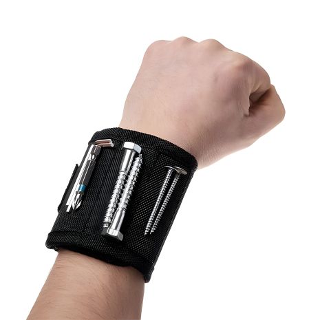 Магнітний браслет будівельний, 360×90 мм, 10 магнітів, нейлон 1680D INTERTOOL SP-1002 Магнітний браслет будівельний, 360×90 мм, 10 магнітів, нейлон 1680D INTERTOOL SP-1002