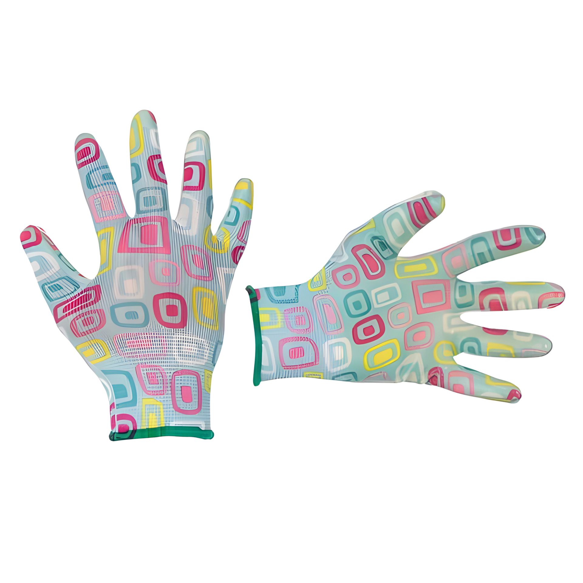 Перчатка садовая с покрытием из нитрила, голубая, 8" INTERTOOL SP-0164 Перчатка садовая с покрытием из нитрила, голубая, 8" INTERTOOL SP-0164