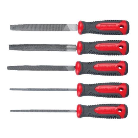 Набор напильников по металлу 200мм №2 (плоский, круглый, полукруглый, треугольный, квадратный) PROLINE 32265 Набор напильников по металлу 200мм №2 (плоский, круглый, полукруглый, треугольный, квадратный) PROLINE 32265