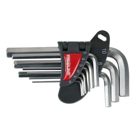 Набор шестигранников 9шт (1.5, 2, 2.5, 3, 4, 5, 6, 8, 10мм) PROLINE 48309