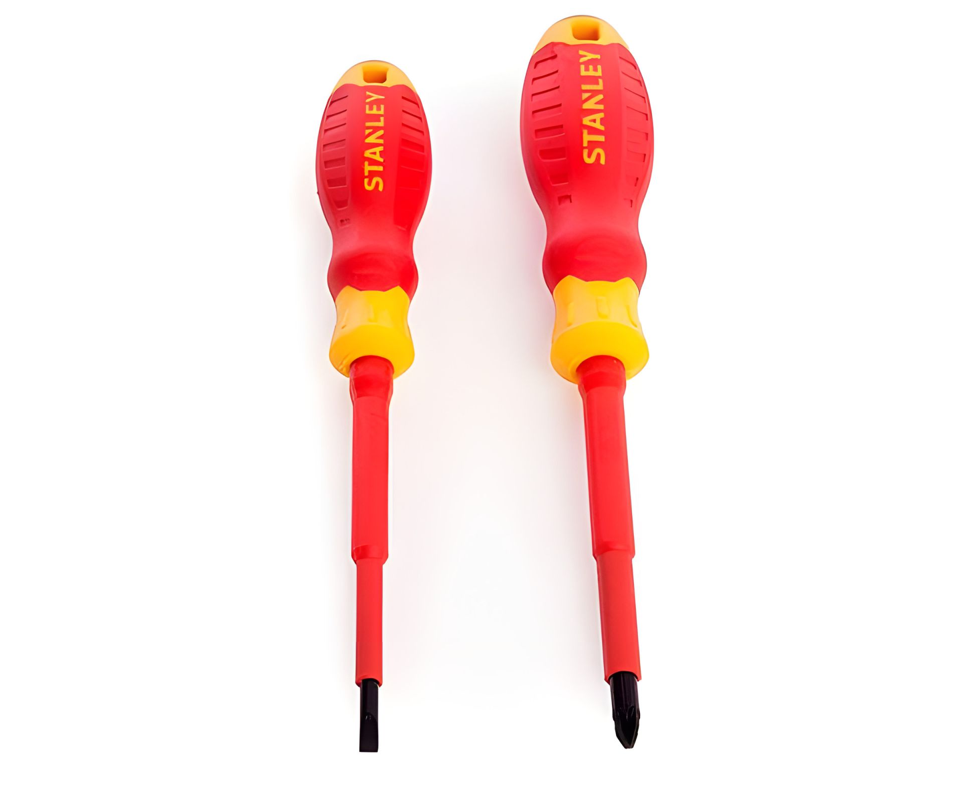 Діелектричних викруток набір : PZ2, SL4 x 100 мм, VDE 1000 В, 2 шт Stanley STHT60030-0 Діелектричних викруток набір : PZ2, SL4 x 100 мм, VDE 1000 В, 2 шт Stanley STHT60030-0