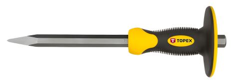 Пробойник с пластмассовым фартуком для защиты руки 300x4x19 мм от Topex 03A180