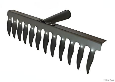 Граблі без ручки з кручений зубом, VIROK