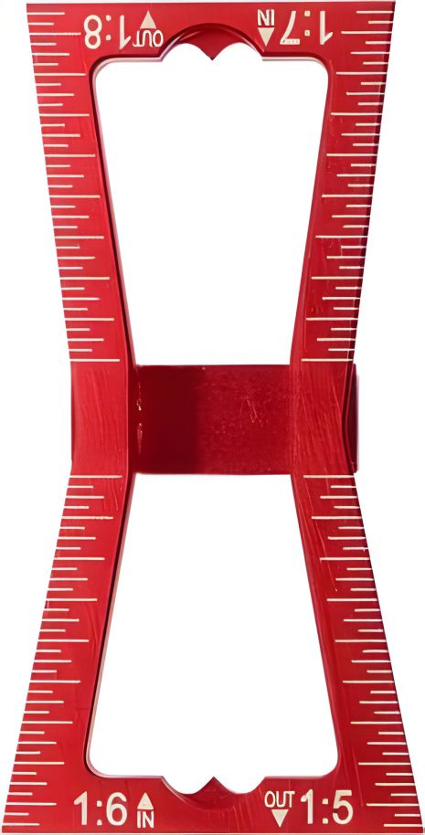 Розмічальний шаблон "ластівковий хвіст" зі шкалою Yato YT-44080