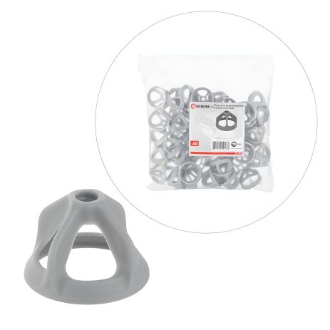 Система гвинтова вирівнювання плитки, гайка, INTERTOOL KT-4956 (50 шт.)