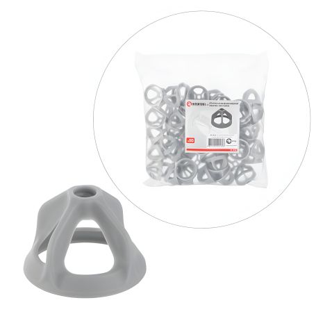 Система гвинтова вирівнювання плитки, гайка, INTERTOOL KT-4956 (50 шт.)