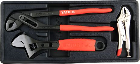 Вставка-ложемент для ящика с инструментами (клещи, ключ, сварочные плоскогубцы) Yato YT-55473