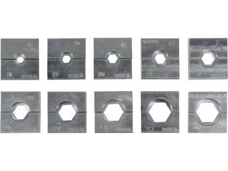 Набор сменных матриц для клещей 16-240 мм² Yato YT-22864