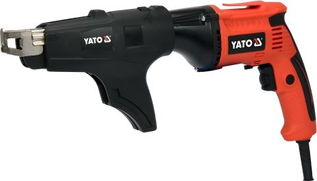 Сетевой шуруповерт Yato YT-82071 для шурупов к г/к плит, 550 Вт, обойма для шурупов Ø 3,5мм, длина 22-55мм Сетевой шуруповерт Yato YT-82071 для шурупов к г/к плит, 550 Вт, обойма для шурупов Ø 3,5мм, длина 22-55мм