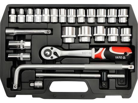 Набір головок Yato для ремонту автомобіля 25 од. YT-38741
