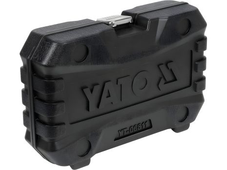 Набор инструментов для ремонта тормозных колодок: держатель-1/2", 16 элем. Yato YT-06811