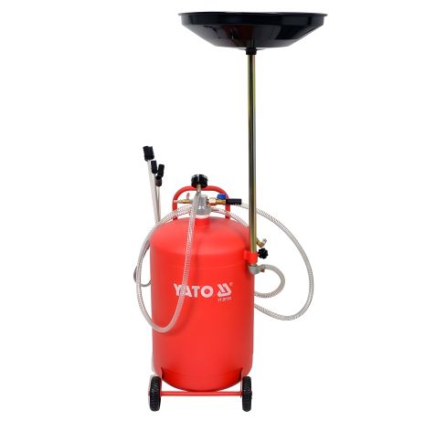 Пневматичний пристрій для зливу масла на колесах, 6 зондів Yato YT-07191