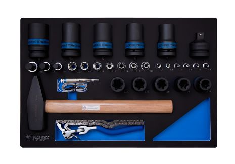 Комбинированный набор инструментов 30 предметов (EVA ложемент) KING TONY 9-99430MFV Комбинированный набор инструментов 30 предметов (EVA ложемент) KING TONY 9-99430MFV