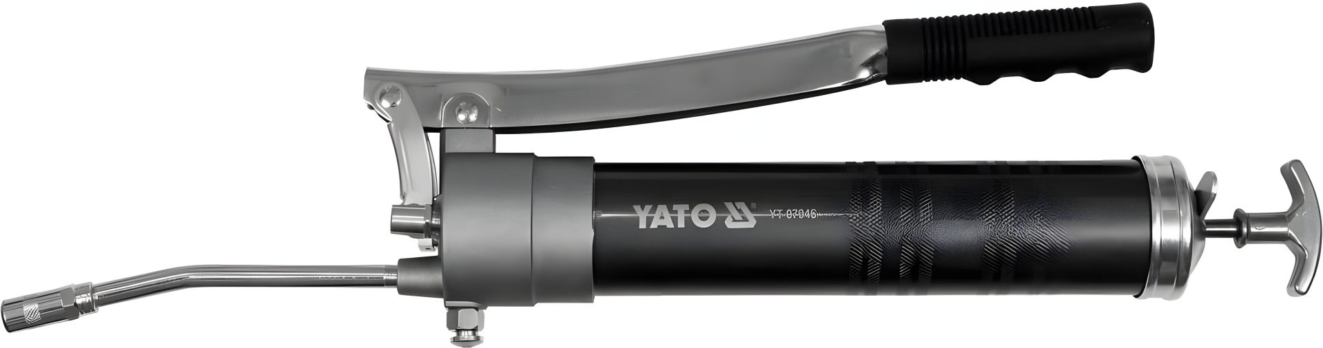 400 см³ мастильний шприц, 69 MPa, з жорстким аплікатором Yato YT-07046 400 см³ мастильний шприц, 69 MPa, з жорстким аплікатором Yato YT-07046