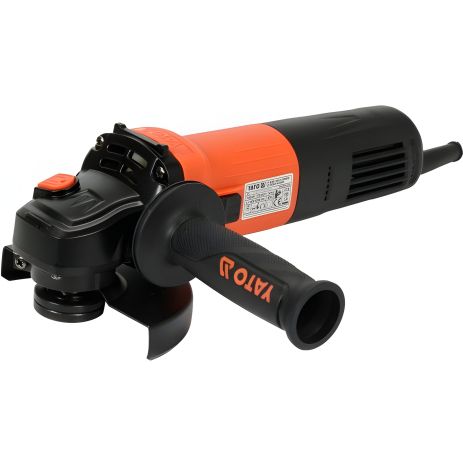 Кутова мережева шліфмашина: P = 1400 Вт, диск Ø = 125 мм, 3000-11000 об/хв Yato YT-82098