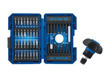 Набор бит и головок 49 предметов с держателем KING TONY 1048MR Набор бит и головок 49 предметов с держателем KING TONY 1048MR