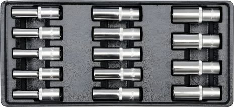 Ложемент-вставка для ящика з довгими головками 8-21 мм під 1/2'' Yato YT-5539