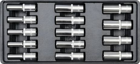 Ложемент-вставка для ящика з довгими головками 8-21 мм під 1/2'' Yato YT-5539