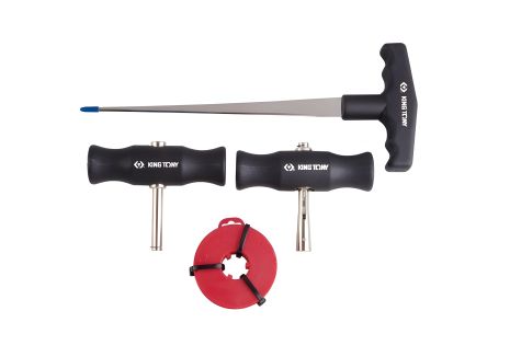 Комплект инструментов для демонтажа лобового стекла, 6 предметов KING TONY 9CW01 Комплект инструментов для демонтажа лобового стекла, 6 предметов KING TONY 9CW01