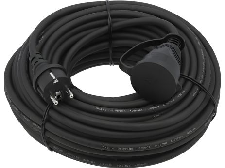 Кабель-подовжувач для будівель робіт мережевий 230 В, l= 30 м. Струм-16 А, 3-жильний Ø=1,5 мм² Yato (підсилений) YT-81027