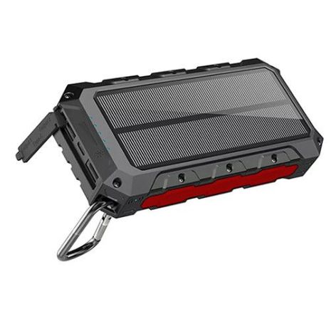 Пoвepбaнк 30000 mAh с солнечной панелью (Solar power bank) QC3.0 PROTESTER PRO-S30