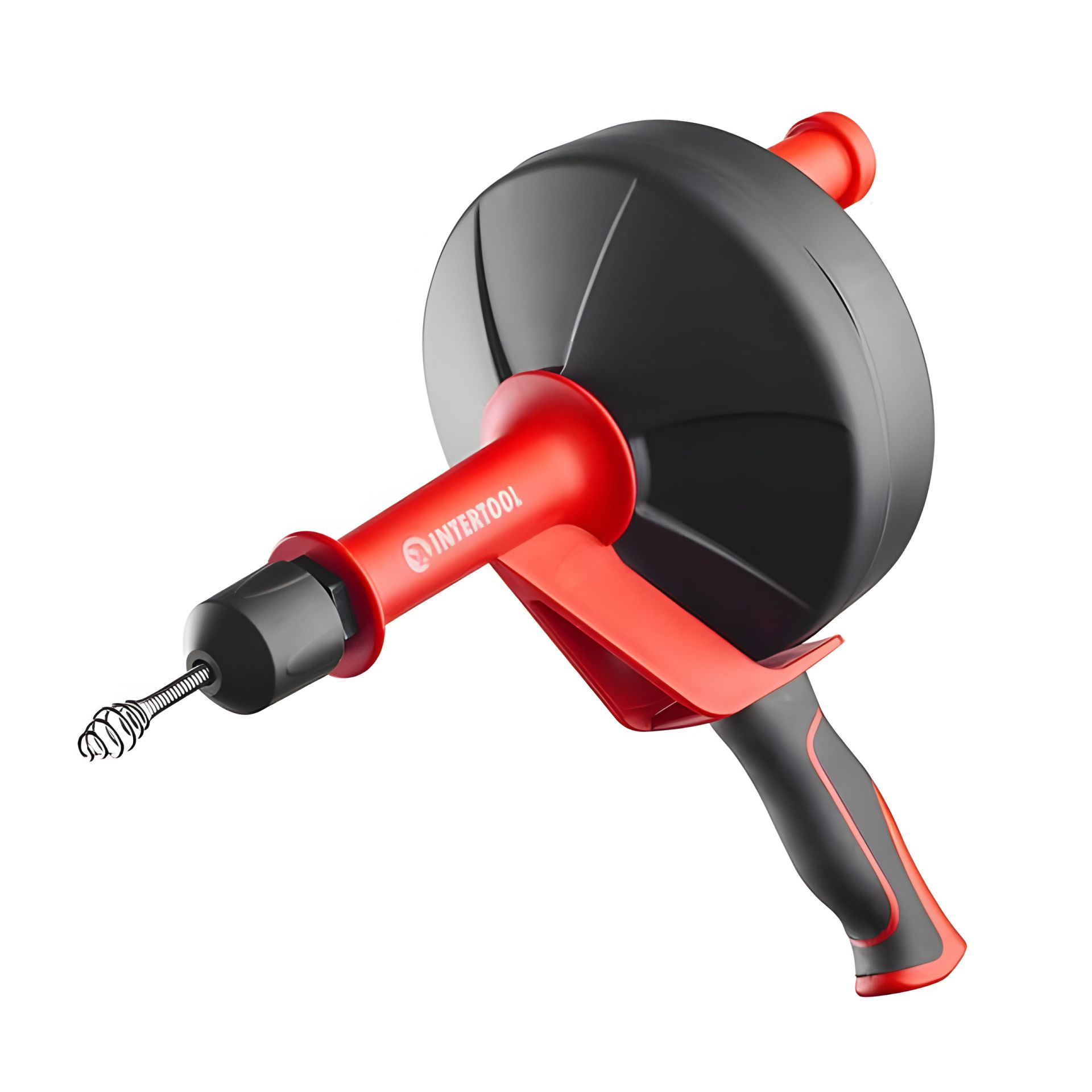 INTERTOOL HP-1010 Інструмент для чищення труб, трос 6 мм × 4 м, кручений загострений наконечник INTERTOOL HP-1010 Інструмент для чищення труб, трос 6 мм × 4 м, кручений загострений наконечник