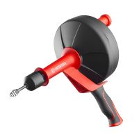 INTERTOOL HP-1010 Інструмент для чищення труб, трос 6 мм × 4 м, кручений загострений наконечник