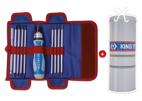 Набор телескопических отверток KING TONY P32526MRN Набор телескопических отверток KING TONY P32526MRN